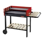 Barbecue rettangolare con ruote