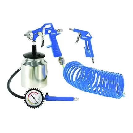 Set 4 pezzi accessori per compressore
