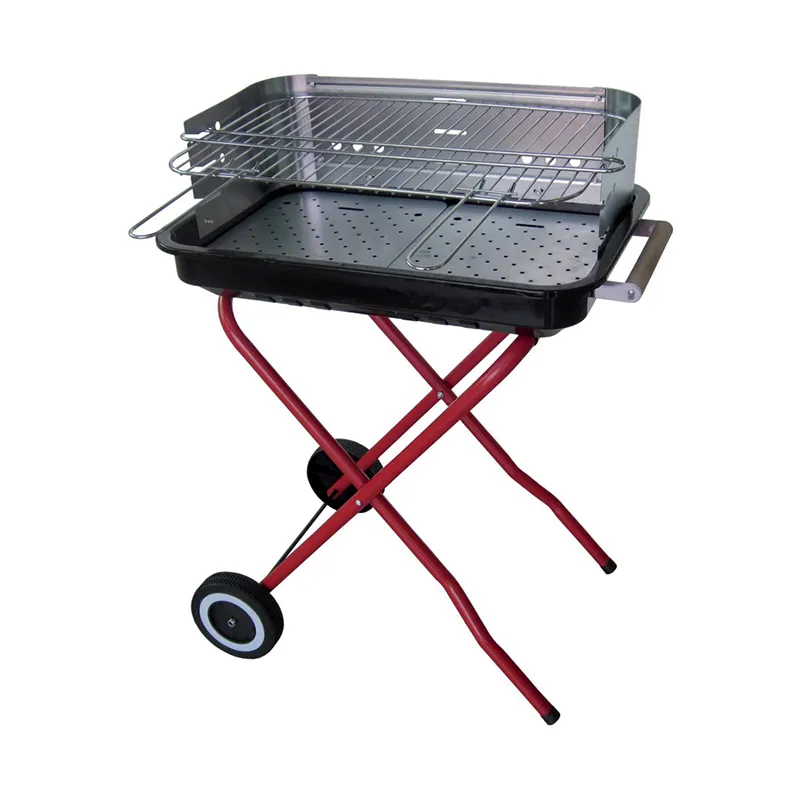 Bricoberg -Cologno al Serio-Barbecue con ruote e gambe a cavalletto-052457 Barbecue con ruote e gambe a cavalletto Sandrigarden - immagine 1