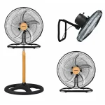 Ventilatore a colonna effetto legno