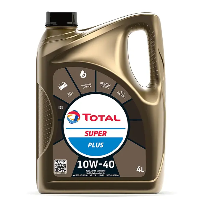 Olio Total super plus 10W40 4Lt-bricoberg Olio Total Super Plus 10W40 4Lt - immagine 1